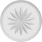 Ekena Millwork Standard Grayson Flower Rosette With Rounded Edge, 3"W x 3"H x 1/2"P ROSP030X030X050GRY11 - alternate 3